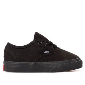 Vans Kids Black Canvas Sneakers